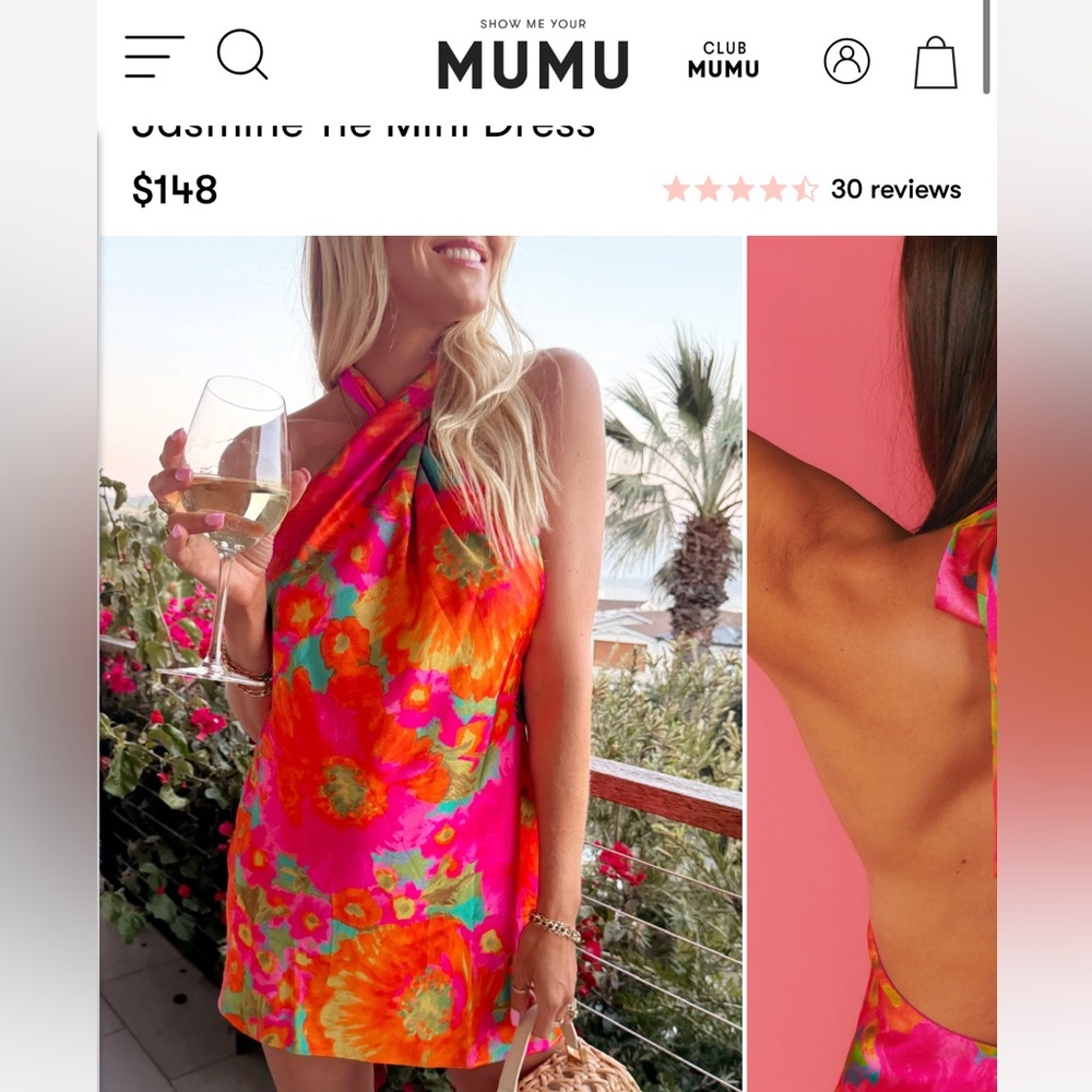 Show me your mumu Jasmine dress NWOT M
